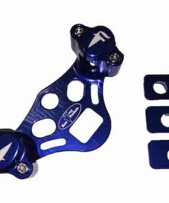 FRP adjustable handlebar clamps blue