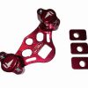 FRP adjustable handlebar clamps red