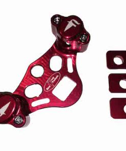 FRP adjustable handlebar clamps red