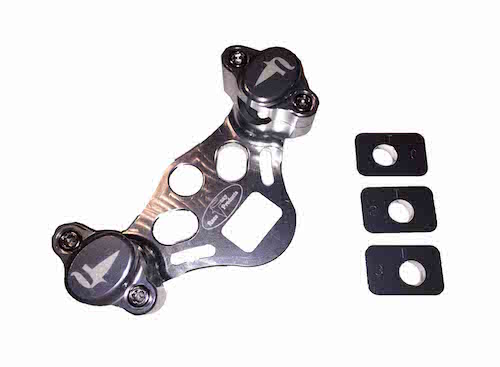 FRP adjustable handlebar clamps silver