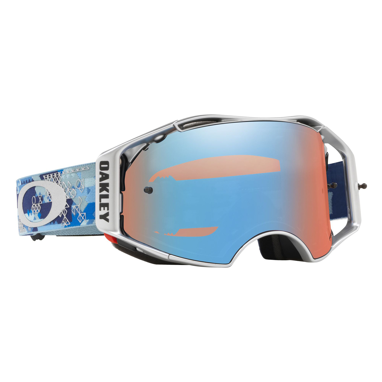 Oakley Airbrake Eli Tomac SS MX Goggle Adult (Military Digi Blue) Prizm  Sapphire Irdium Lens – Foxy Race Products