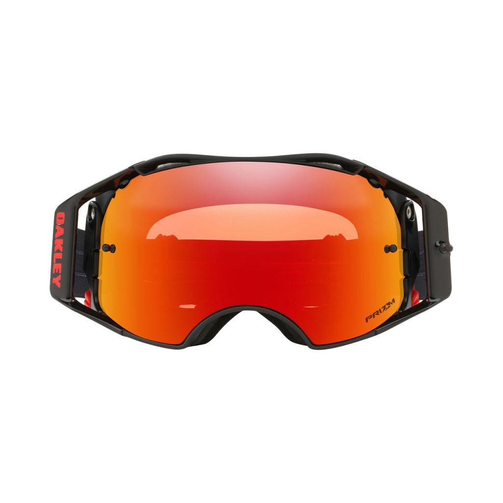 Oakley Airbrake Factory Pilot Collection MX Goggle (Blackout) Prizm Torch Iridum Lens Foxy
