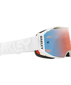 Oakley Airbrake Factory Pilot Collection MX Goggle (Whiteout) Prizm Sapphire Iridum Lens