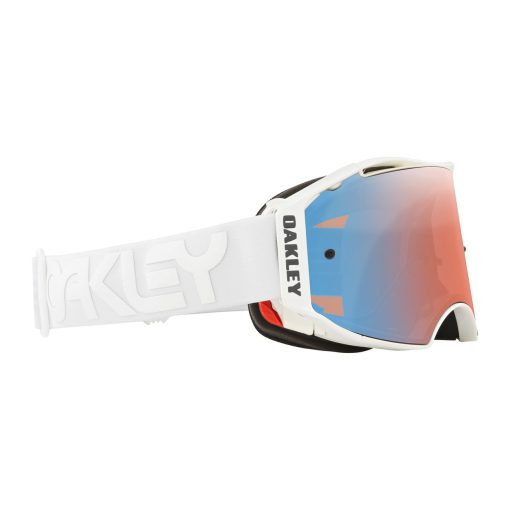 Oakley Airbrake Factory Pilot Collection MX Goggle (Whiteout) Prizm Sapphire Iridum Lens